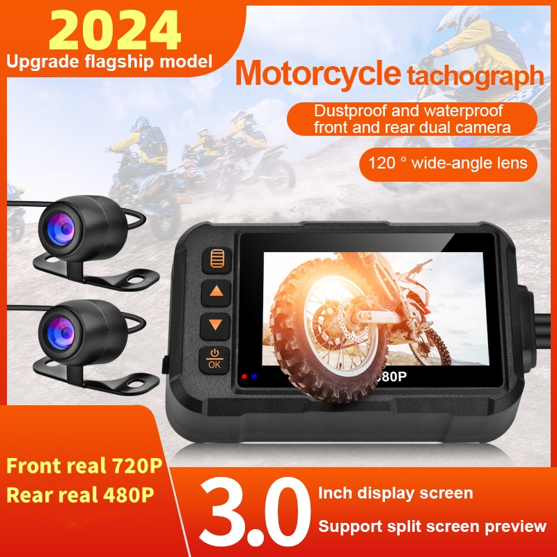 Micro Sd Card - 3 Inch Motorcycle Dashcam Waterproof Motorcycle