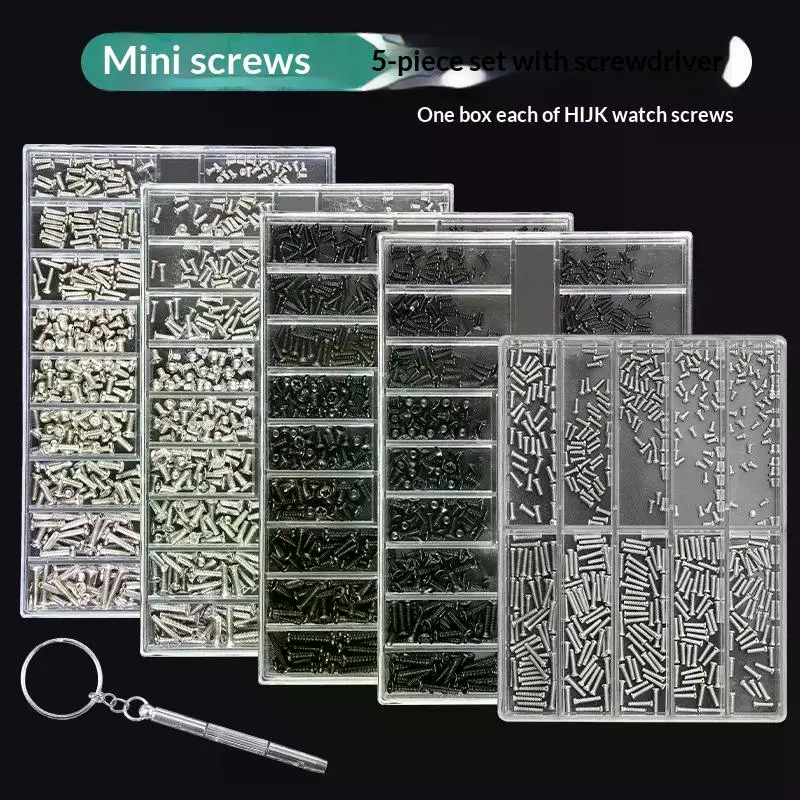 Phone Accessories Box Set - 1 Set Watch Screw Box 18