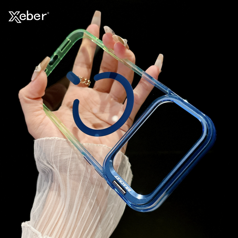 Magsafe Wireless Charger - Lens Stand Holder Gradient Transparent Magnetic