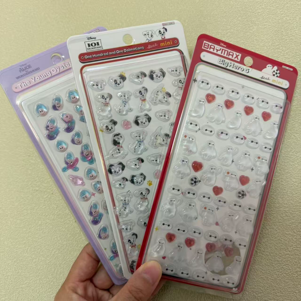 Phone Accessories Diy - Baymax Alien 3D Jelly Relief Sticker