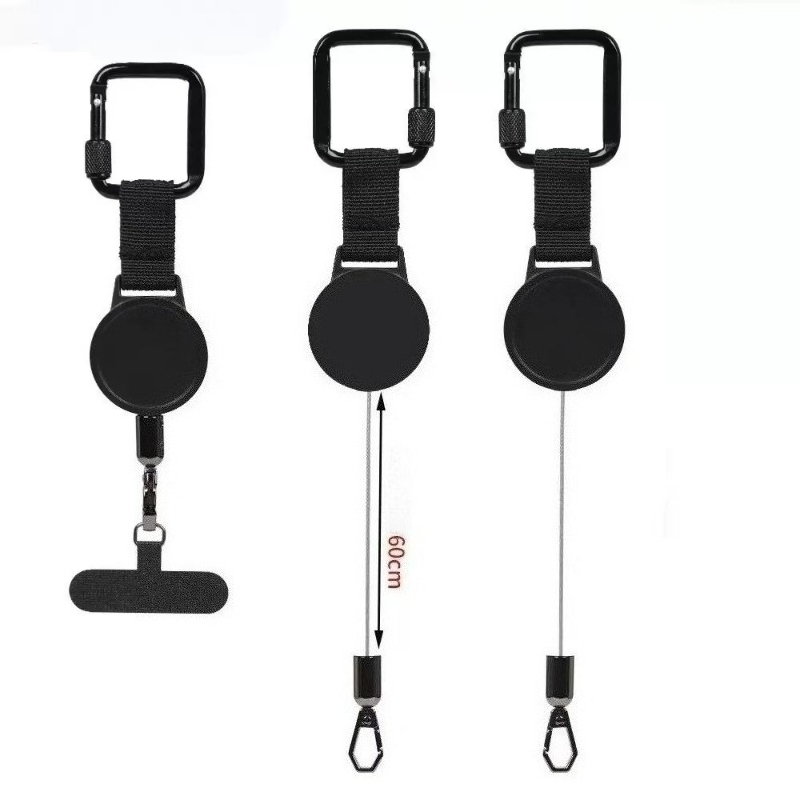Phone Accessories Keychain - Retractable Anti Theft Outdoor Phone Lanyard