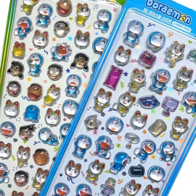 Phone Accessories Diy - Doraemon Crystal Sticker Anime Peripheral Cute