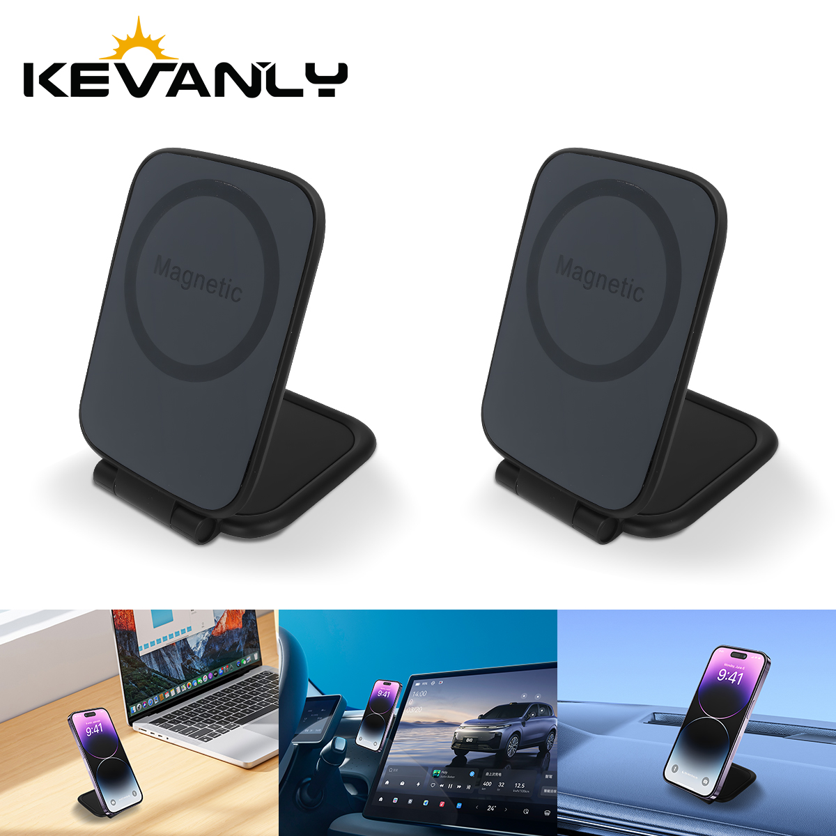 Phone Accessories For Car - Universal Ultrathin Car Magnetic Mobile Phone