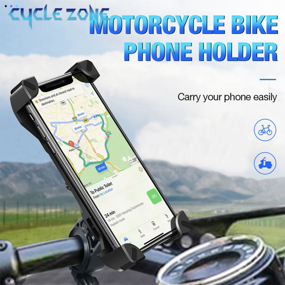 Phone Zone Accessories - Universal Bike Phone Holder 360 Rotatable