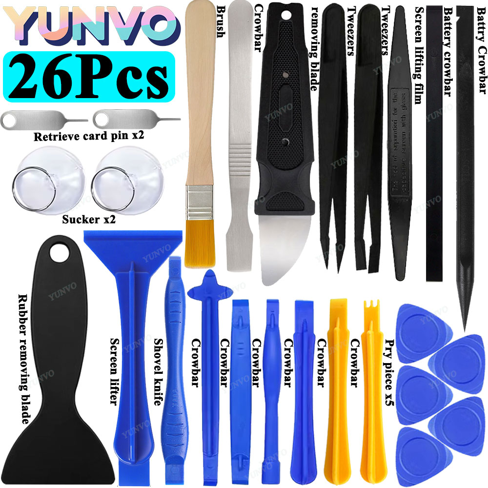 Phone Accessories Kit - Universal Screen Opening Pry Tool Kit,