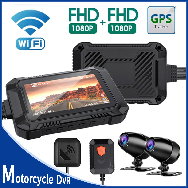Micro Sd Card - WiFi Motorcycle DVR Dash Cam 1080P+1080P