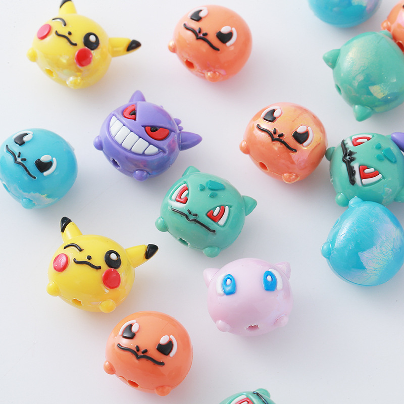 12pcs Pokémon Bead DIY Mobile  - Phone Accessories Diy review and price