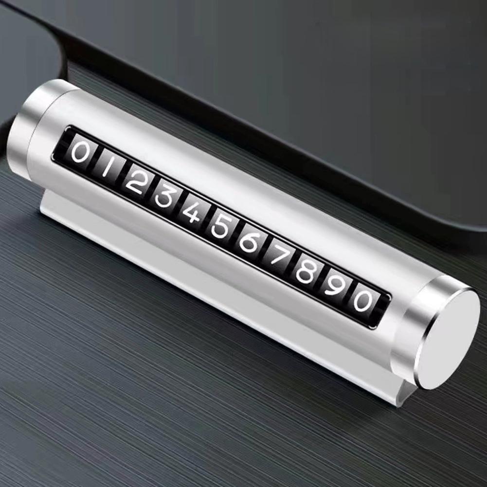 Metal Car Temporary Parking Ca - Phone Accessories For Car review and price