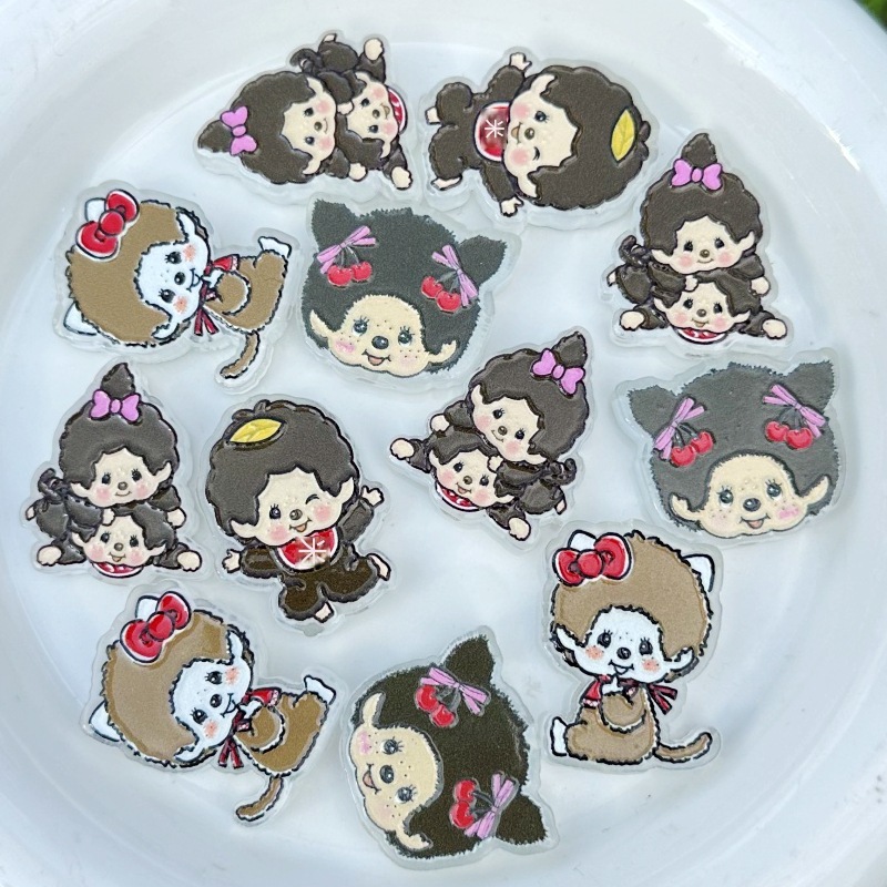 10pcs for Monqiqi cartoon thic - Phone Accessories Keychain review and price