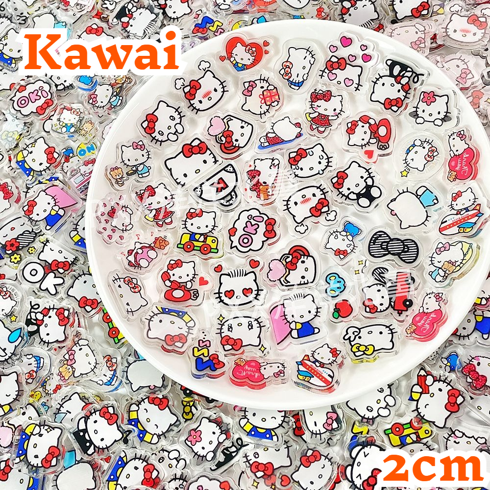 100PCS OF 2cm Mini HelloKitty  - Phone Accessories Diy review and price