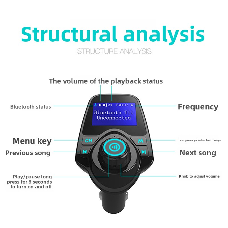 T11 Car MP3 Player FM Transmit - Phone Accessories Kit review and price