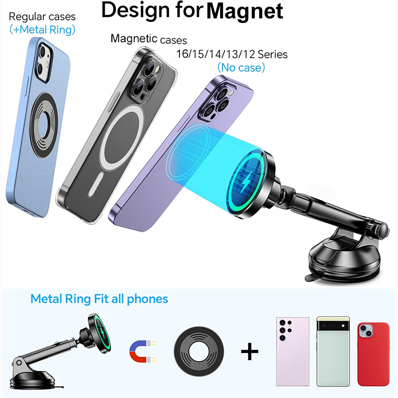 Magnetic Wireless Car Charger  - Phone Accessories Trending Products review and price