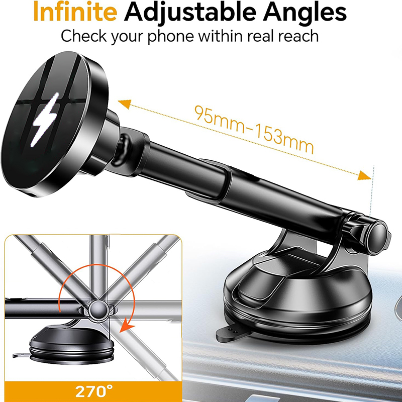 Magnetic Wireless Car Charger  - Phone Accessories Trending Products review and price