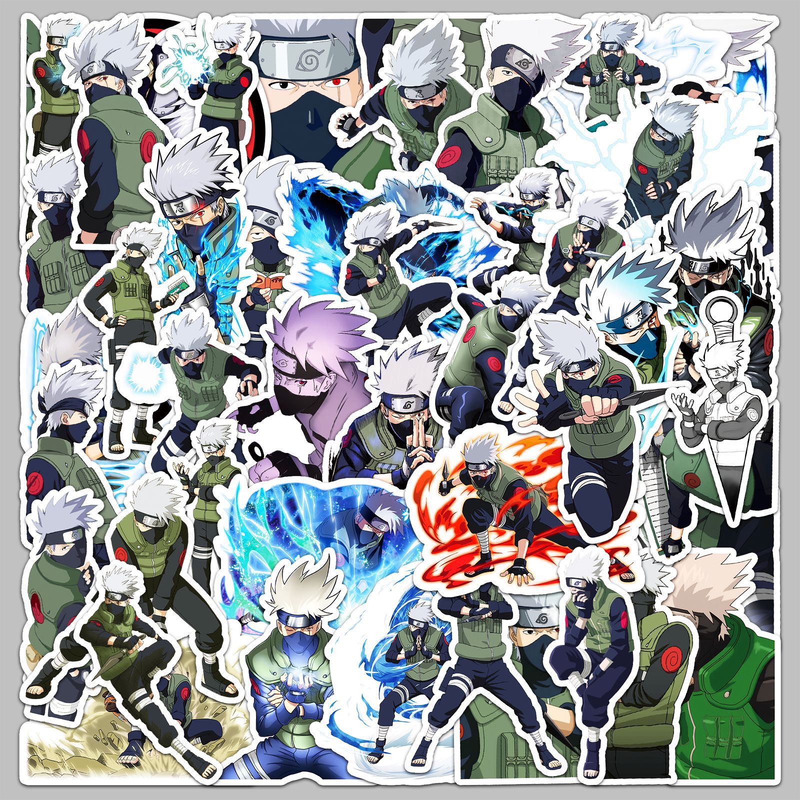 50pcs Anime Naruto Hatake Kaka - Phone Accessories Diy review and price