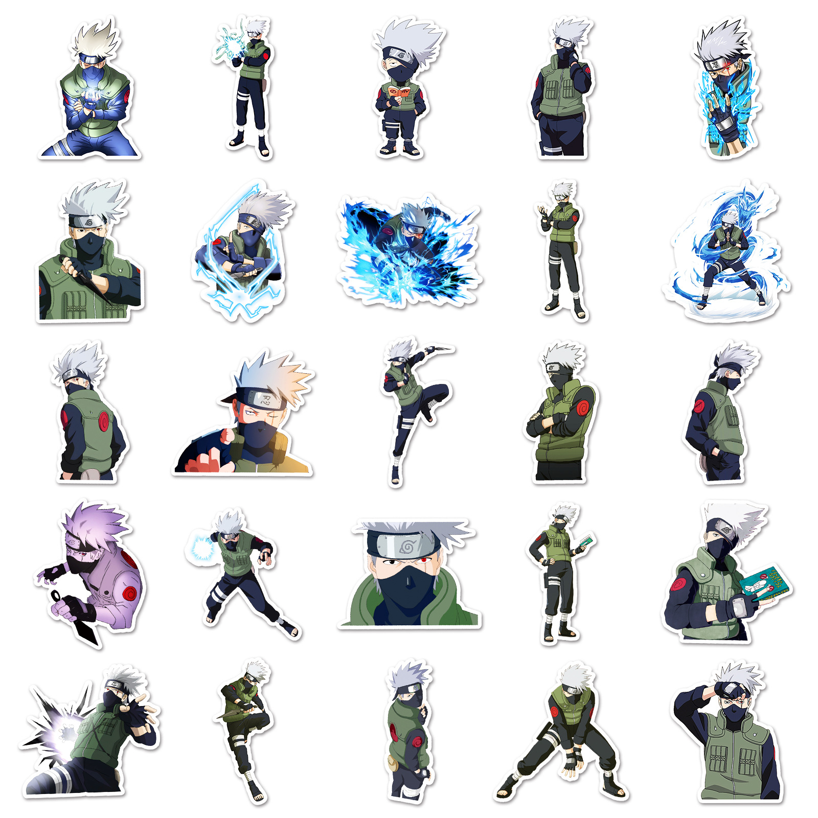 50pcs Anime Naruto Hatake Kaka - Phone Accessories Diy review and price