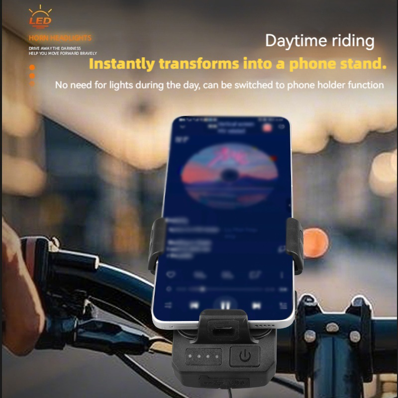 Bicycle Front Light with Horn  - Phone Zone Accessories review and price