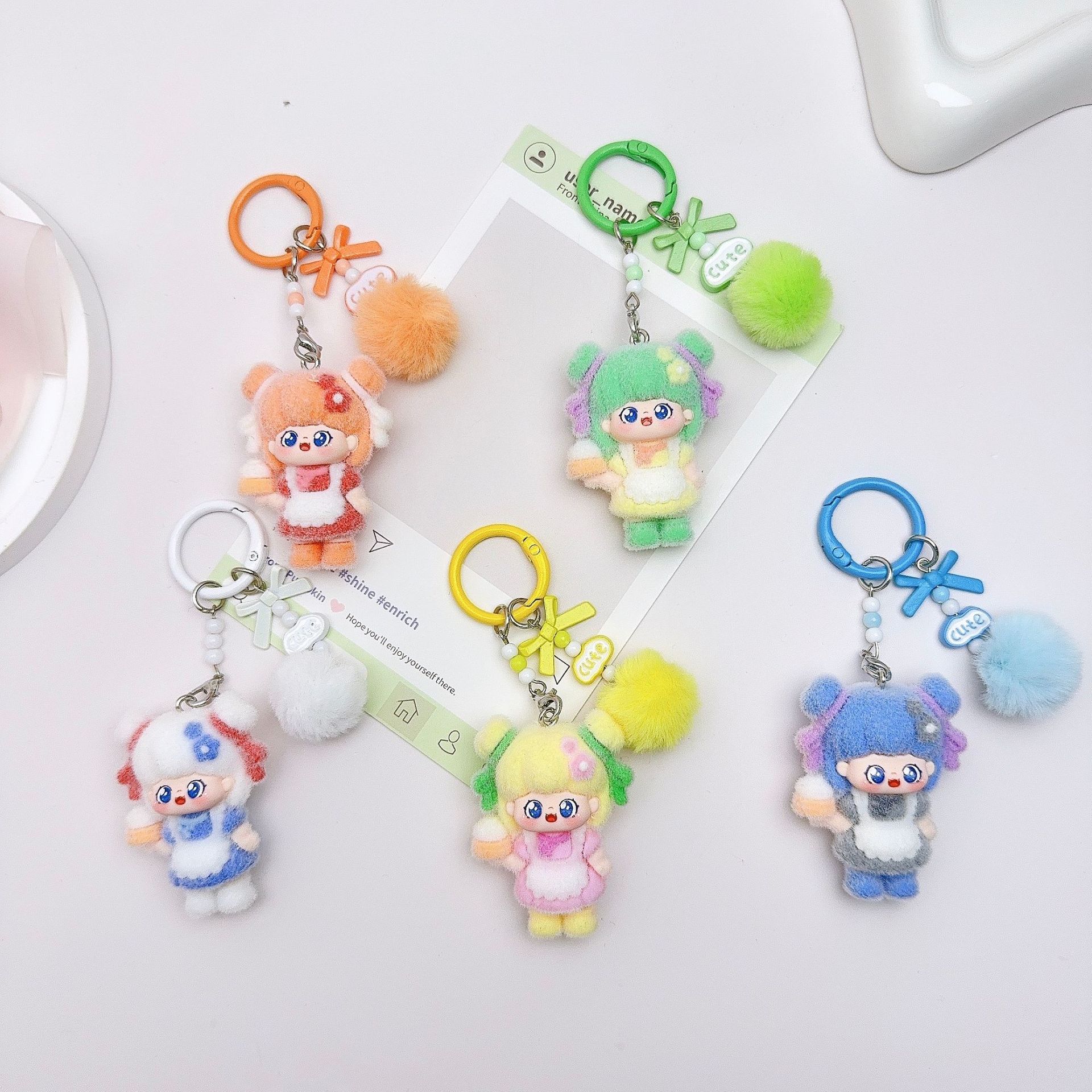 for Baby Three Keychains Cute  - Phone Accessories Baby review and price