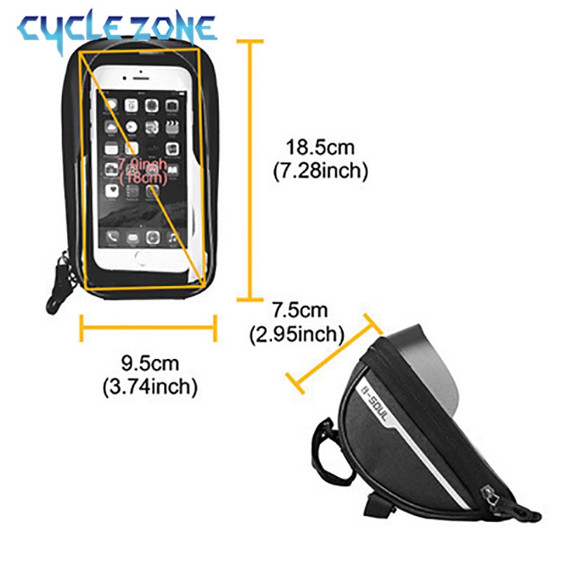 Mountain Bicycle Bag Touch Scr - Phone Zone Accessories review and price