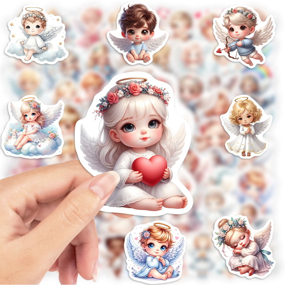 Cute Cartoon Little Angel Stic - Phone Accessories Baby review and price