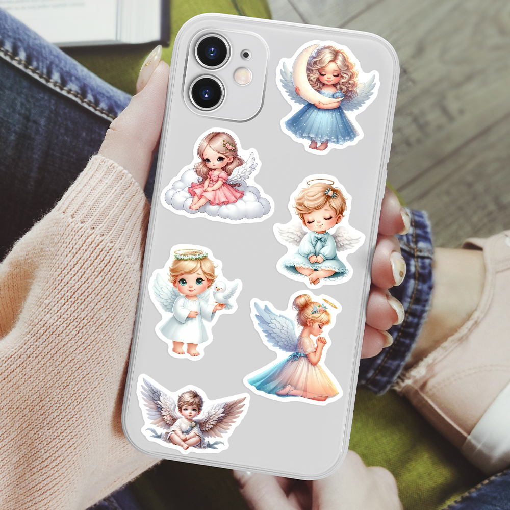 Cute Cartoon Little Angel Stic - Phone Accessories Baby review and price