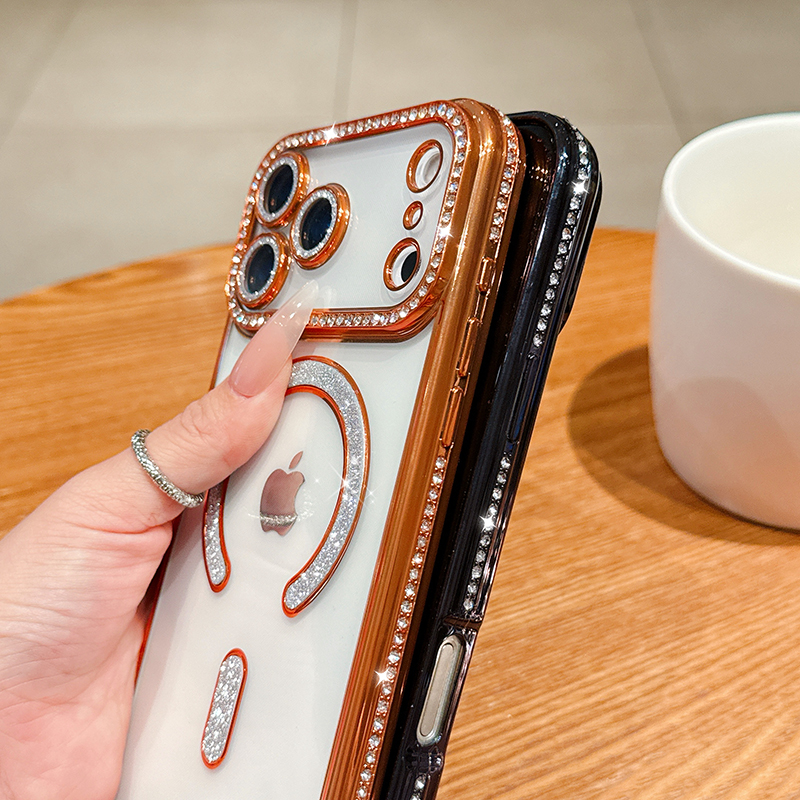 Luxury Bling Crystal Lens Film - Magsafe Wireless Charger review and price