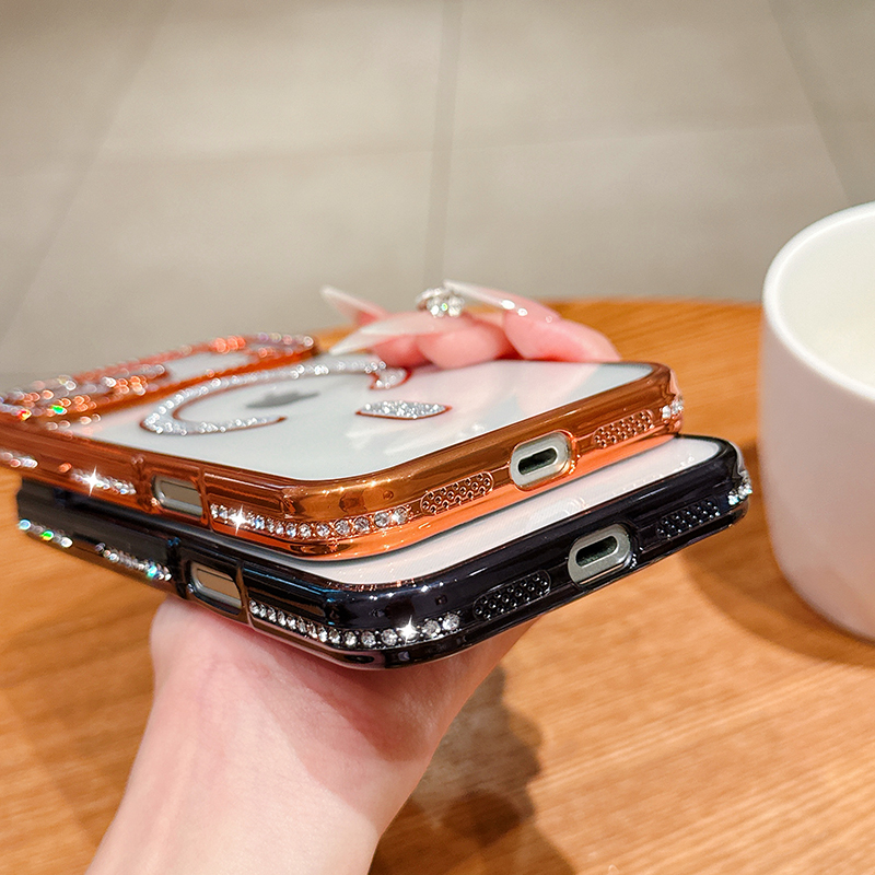 Luxury Bling Crystal Lens Film - Magsafe Wireless Charger review and price