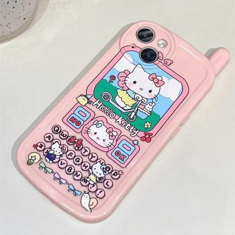 Cute Cartoon Hello Kitty Phone - Phone Accessories Box Set review and price