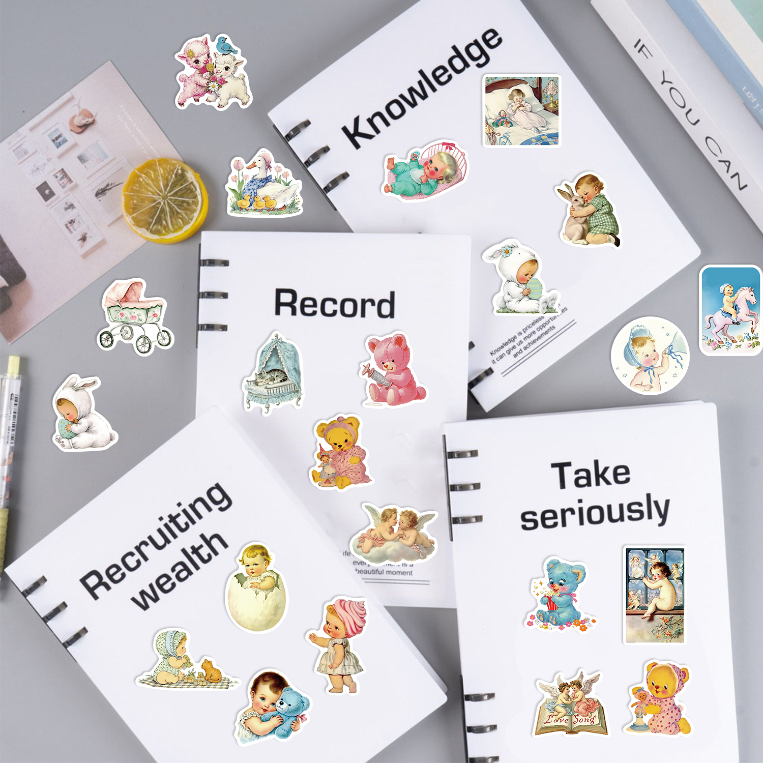 50PCS Vintage Baby Aesthetic S - Phone Accessories Baby review and price