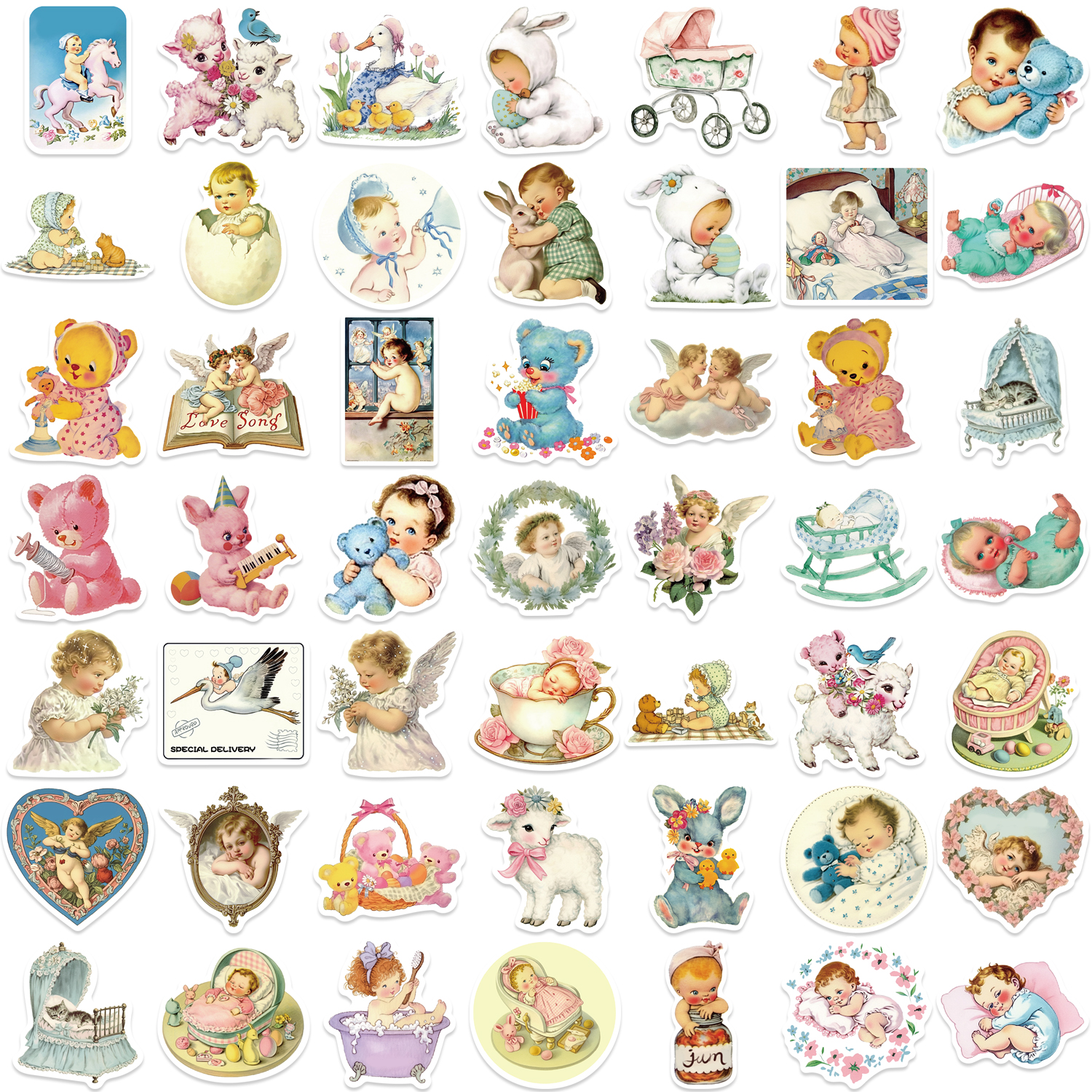 50PCS Vintage Baby Aesthetic S - Phone Accessories Baby review and price
