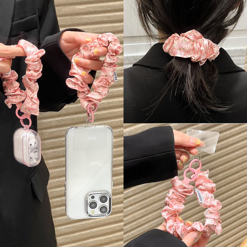 Women Silk Satin Scrunchies Un - Phone Accessories Keychain review and price