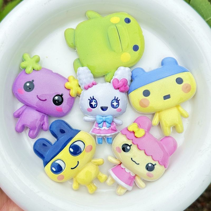 45mm Cartoon Tamagotchi double - Phone Accessories Diy review and price