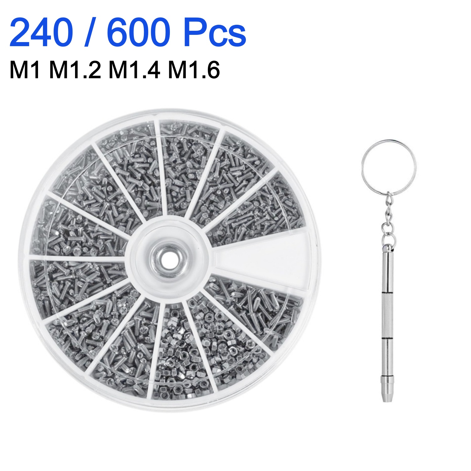 240/600Pcs small screw nut scr - Phone Accessories Kit review and price