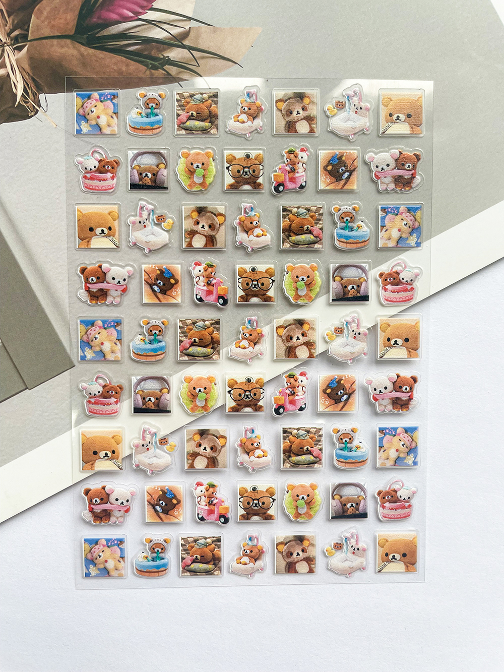 Mini Kawaii Rilakkuma Pvc Post - Phone Accessories Diy review and price