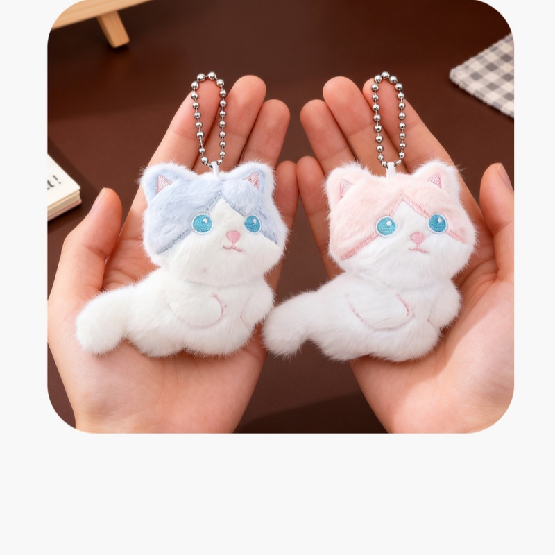  Cute Calico Cat Plush Keychai - Phone Accessories For Car review and price